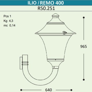 Светильник уличный настенный FUMAGALLI ILIO/REMO R50.251.000.AYE27-foto6