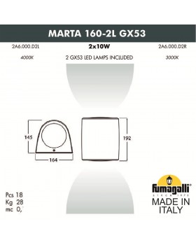 Фасадный светильник FUMAGALLI MARTA 160-2L 2A6.000.000.WXD2L-foto2