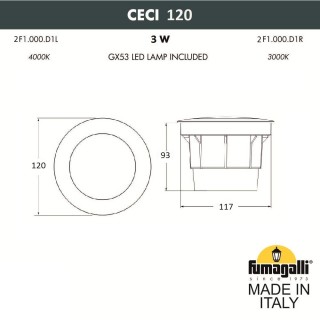 Грунтовый светильник FUMAGALLI CECI 120  2F1.000.000.LXG1L-foto6