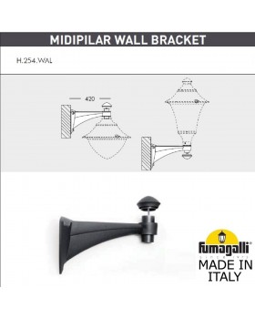 Консоль для паркового фонаря FUMAGALLI MIDIPILAR WALL  000.254.000.A0