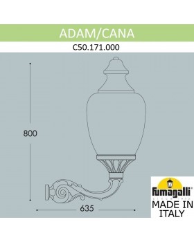 Светильник уличный настенный FUMAGALLI ADAM/CANA C50.171.000.AYE27-foto2
