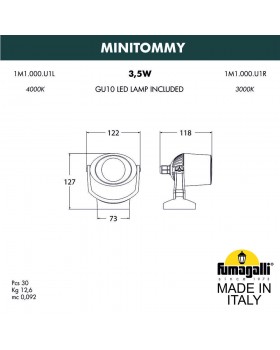 Фасадный светильник FUMAGALLI MINITOMMY 1M1.000.000.WXU1L-foto3