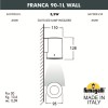 Светильник уличный настенный FUMAGALLI FRANCA 90-1L WALL  3A7.002.000.LXU1L