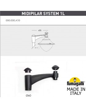 Консоль для паркового фонаря FUMAGALLI MIDIPILAR SYS 1L  000.000.A10.A0