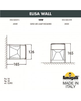 Светильник уличный настенный FUMAGALLI ELISA WALL DS2.560.000.AXD1L-foto12