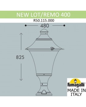 Ландшафтный фонарь FUMAGALLI NEW LOT/REMO R50.115.000.AYE27-foto2