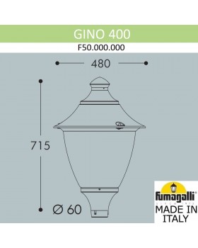 Уличный фонарь на столб FUMAGALLI GINO F50.000.000.AXE27-foto3