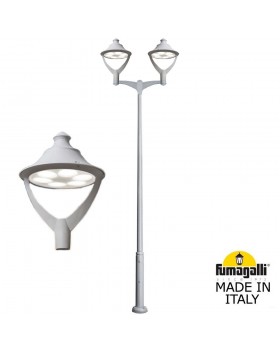 Парковый фонарь  FUMAGALLI EKTOR 4000/MIDIPILAR/BEPPE 2L LED GX-53 P50.372.A20.LXD6L