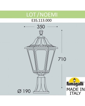 Ландшафтный фонарь FUMAGALLI LOT/NOEMI E35.113.000.WYH27-foto5