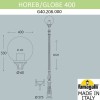 Парковый фонарь FUMAGALLI HOREB/GLOBE 400 G40.208.000.AYE27