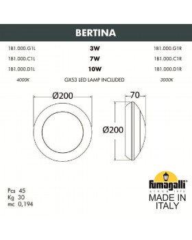 Уличное бра FUMAGALLI BERTINA 1B1.000.000.WYG1L-foto4