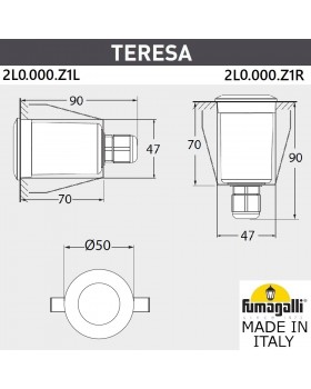 Уличный встраиваемы светильник FUMAGALLI TERESA 2L0.000.000.LXZ1L-foto7