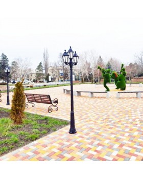 Садово-парковый фонарь FUMAGALLI RICU BISSO/RUT 2+1 E26.157.S21.AYF1R-foto2