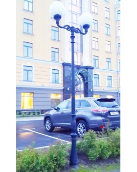 Парковый фонарь FUMAGALLI HOREB ADAM/GLOBE 400 2L G40.208.M20.AYE27-foto4