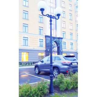 Парковый фонарь FUMAGALLI HOREB ADAM/GLOBE 400 2L G40.208.M20.AYE27-foto4