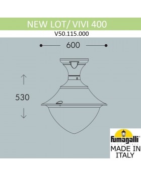 Уличное бра FUMAGALLI NEW LOT/VIVI V50.115.000.AXH27-foto2