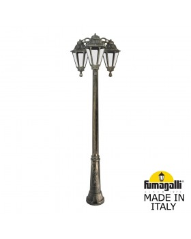 Садово-парковый фонарь FUMAGALLI RICU BISSO/RUT 3L DN E26.157.S30.BXF1RDN