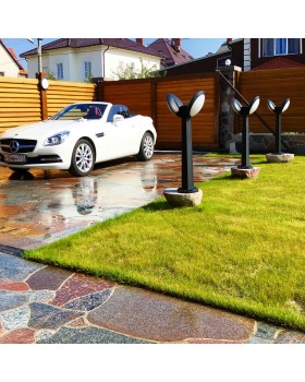 Садовый светильник-столбик наклонный FUMAGALLI GABRI REMI/LUCIA 2L 1R3.613.X20.AYE27-foto2