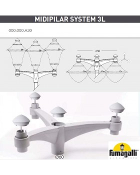 Парковый фонарь FUMAGALLI EKTOR 4000/MIDIPILAR/VIVI 3L LED-HIP V50.372.A30.LXH27-foto11