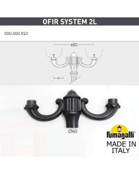 Парковый фонарь FUMAGALLI NEBO OFIR/NOEMI 2L E35.202.R20.AYH27-foto7