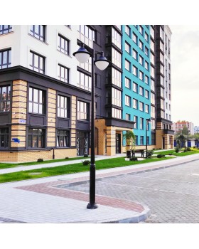 Парковый фонарь FUMAGALLI EKTOR 4000/MIDIPILAR/VIVI 2L LED-HIP V50.372.A20.AXH27-foto2