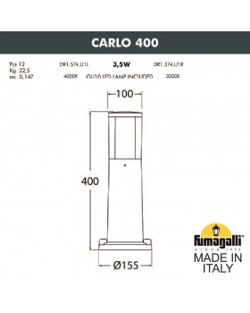 Ландшафтный фонарь FUMAGALLI CARLO 400 DR1.574.000.WXU1L-foto3