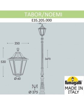 Парковый фонарь FUMAGALLI TABOR/NOEMI E35.205.000.AYH27-foto6