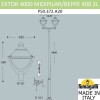 Парковый фонарь  FUMAGALLI EKTOR 4000/MIDIPILAR/BEPPE 2L LED GX-53 P50.372.A20.LXD6L