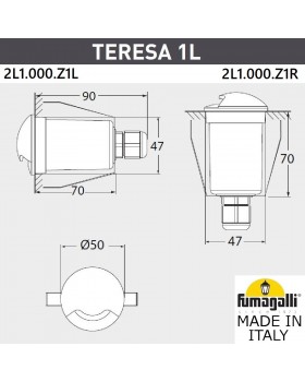 Уличный встраиваемы светильник FUMAGALLI TERESA 1L 2L1.000.000.LXZ1L-foto7
