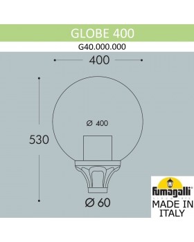 Фонарь на столб FUMAGALLI GLOBE 400 G40.000.000.AYE27-foto5