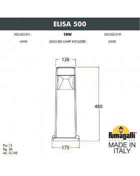 Ландшафтный фонарь FUMAGALLI ELISA 500 DS2.563.000.WXD1L-foto4