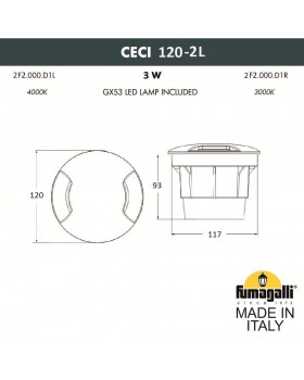 Грунтовый светильник FUMAGALLI CECI 120-2L 2F2.000.000.LXG1L-foto14