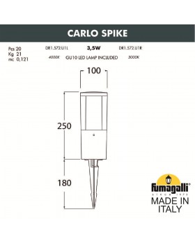 Ландшафтный светильник FUMAGALLI CARLO SPIKE DR1.572.000.WXU1L-foto4