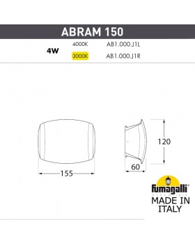 Уличное бра FUMAGALLI ABRAM 150 AB1.000.000.LXJ1L-foto6