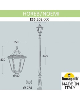 Парковый фонарь FUMAGALLI HOREB/NOEMI E35.208.000.AXH27-foto6