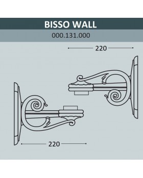 Консоль для паркового фонаря FUMAGALLI BISSO WALL  000.131.000.A0