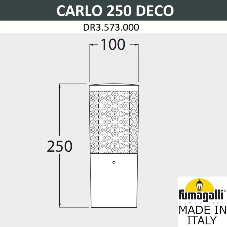 Ландшафтный фонарь FUMAGALLI CARLO DECO 250 DR3.573.000.AXU1L