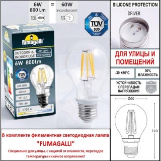Уличное бра FUMAGALLI FRANCY 1A1.000.000.LYF1R-foto2