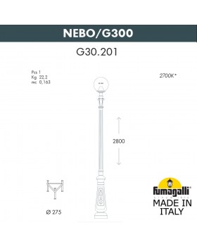 Парковый фонарь FUMAGALLI NEBO/G300. G30.202.000.AYF1R-foto8