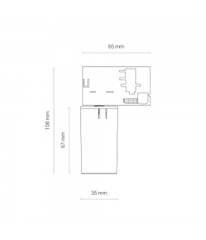 Основание для светильника Nowodvorski Cameleon Adapter Ctls 8282-foto2