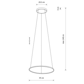 Подвесная люстра Nowodvorski Circolo Led S 10863-foto7