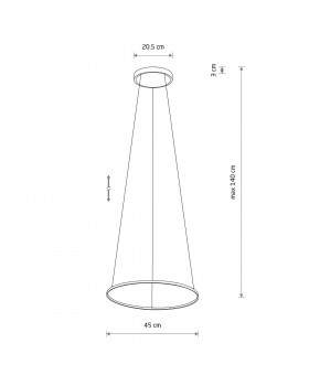 Подвесная люстра Nowodvorski Circolo Led S 10813-foto7