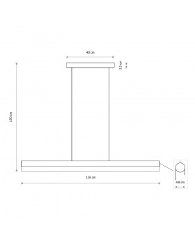 Подвесной светильник Nowodvorski Cl Q Led Pro 8253-foto2