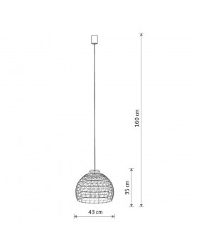 Подвесная люстра Nowodvorski Boho M Wood 11151-foto8