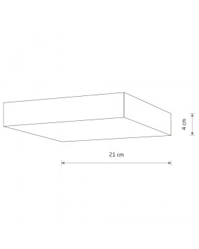 Потолочный cветильник Nowodvorski Lid Square Led 10426-foto3