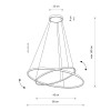 Подвесная люстра Nowodvorski Circolo Led 10814