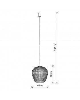 Подвесная люстра Nowodvorski Haiti S Wood 11163-foto9