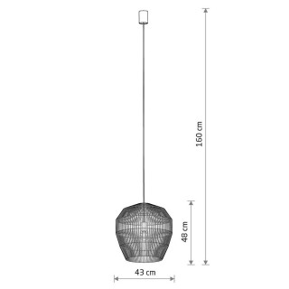 Подвесная люстра Nowodvorski Haiti S Wood 11163-foto9