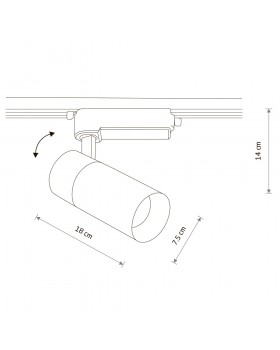 Трековый светильник Nowodvorski Profile Tinos Led 10384-foto5
