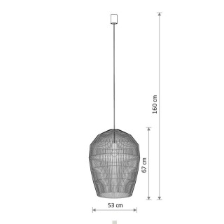Подвесная люстра Nowodvorski Haiti L Wood 11165-foto8